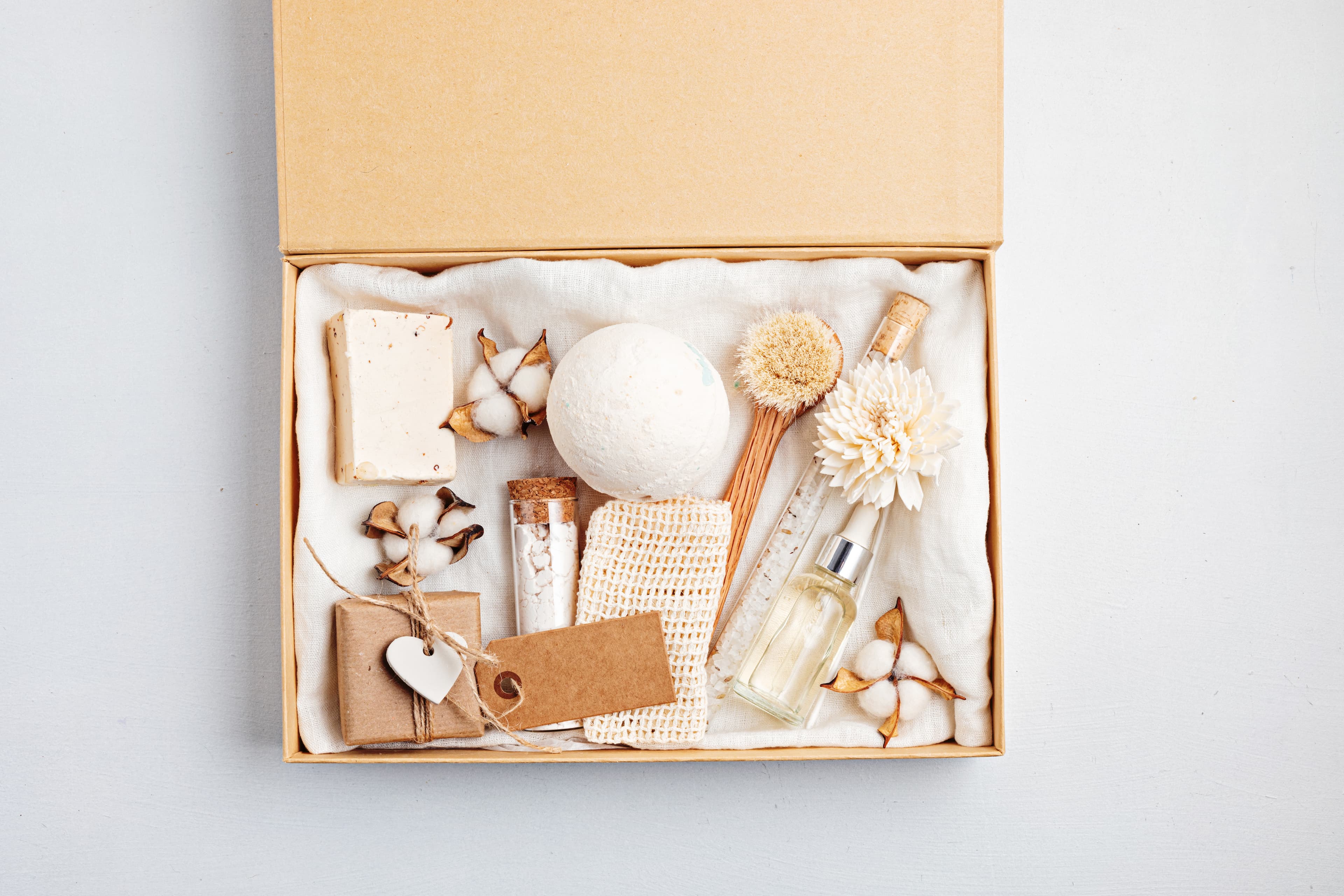 Luxury Discovery Box filled with self care products