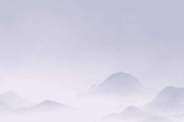 Soft mountain landscape for Align guided rituals